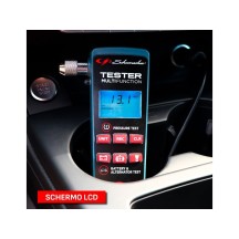 COMPROBADOR DE BATERÍAS MULTIFUNCIÓN + PRESIÓN DE NEUMÁTICOS + ALTERNADOR XP200 12V SCHUMACHER