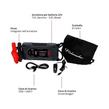 ARRANCADOR DE EMERGENCIA SCHUMACHER RUGGED BOOSTER SBX462 12V 1500A