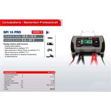CARGADOR DE BATERÍAS MULTIFUNCIÓN 12/24V 16/8A SPI16 PRO SCHUMACHER