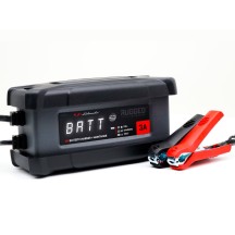 CARGADOR DE BATERIAS + CARGADOR DE MANTENIMIENTO 12V 3A RUGGED SPX 458 SCHUMACHER