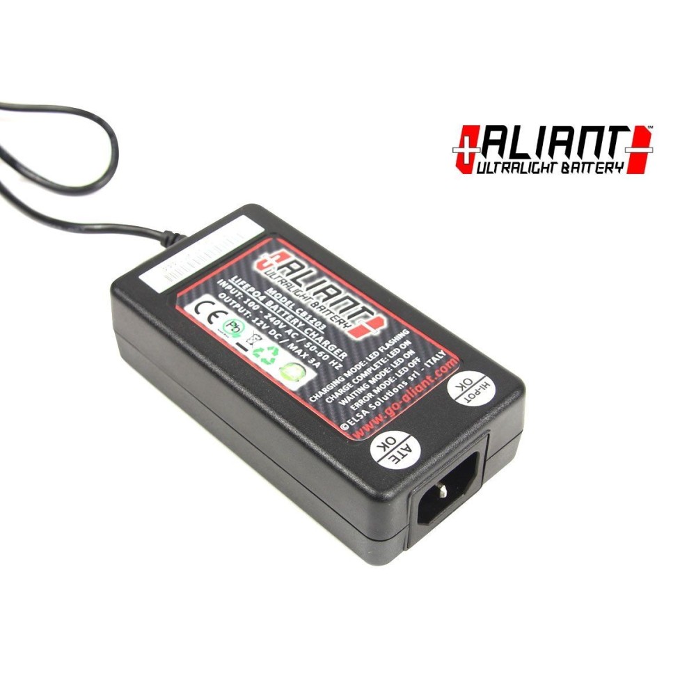 CARGADOR / MANTENEDOR RÁPIDO DE BATERÍAS ALIANT PARA BATERÍAS DE LITIO UNIVERSALES CARGADOR / MANTENEDOR RÁPIDO DE BATERÍAS ALIANT PARA BATERÍAS DE LITIO UNIVERSALES