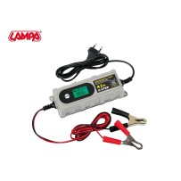 CARGADOR DE BATERIAS INTELIGENTE AMPEROMATICO DIGIT LAMPA 6/12V 6 PASOS