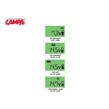 CARGADOR DE BATERIAS INTELIGENTE AMPEROMATICO DIGIT LAMPA 6/12V 6 PASOS