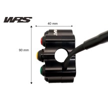 PANEL DE BOTONERAS DE INSTRUMENTACIÓN I2M DE 5 BOTONES WRS IZQUIERDO APRILIA RSV4 / RR / RF 2015-2020