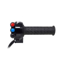 CONTROL DE GAS NEGRO CON PULSADOR JETPRIME APRILIA RSV4 / RR 2017-2020