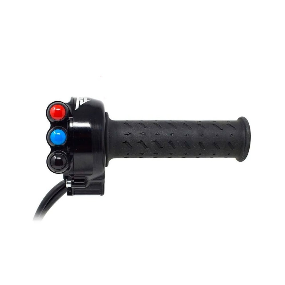 CONTROL DE GAS NEGRO CON PULSADOR JETPRIME APRILIA RSV4 / RR 2017-2020