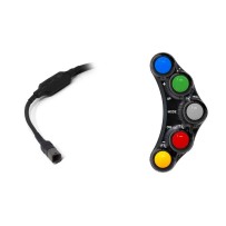 PANEL DE INTERRUPTOR IZQUIERDO RACING DE 7 BOTONES JETPRIME DUCATI PANIGALE V4 / S / R 2018-2024