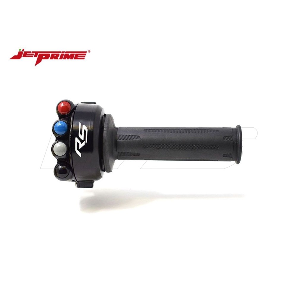 CONTROL DEL ACELERADOR CON LOGOTIPO JETPRIME INTEGRADO Y PANEL DE BOTONES BMW R 1200 RS 2015-2018 CONTROL DEL ACELERADOR CON LOGOTIPO JETPRIME INTEGRADO Y PANEL DE BOTONES BMW R 1200 RS 2015-2018