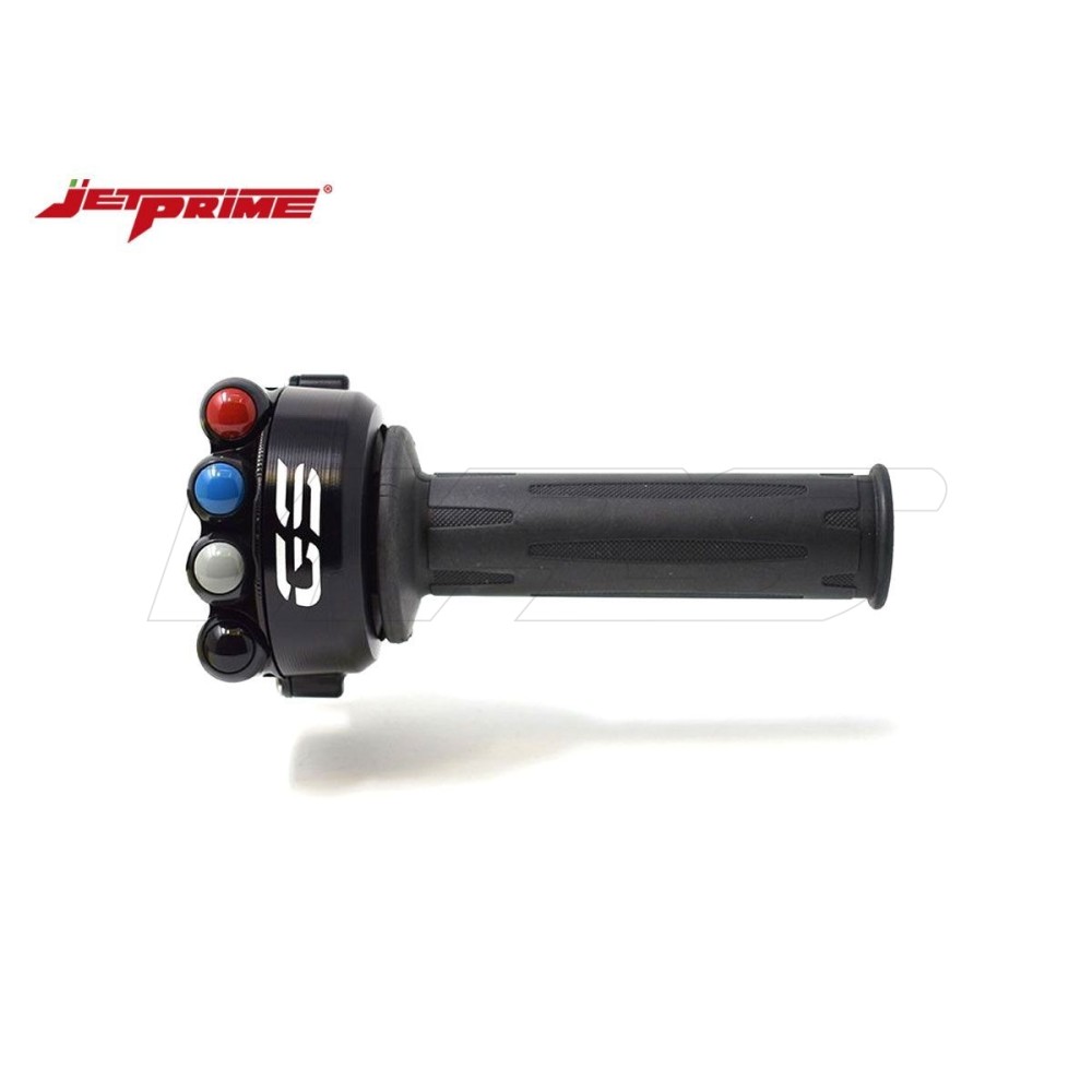 CONTROL DEL ACELERADOR CON LOGOTIPO JETPRIME INTEGRADO Y PANEL DE BOTONES BMW R 1200 GS/ADV 2014-18 CONTROL DEL ACELERADOR CON LOGOTIPO JETPRIME INTEGRADO Y PANEL DE BOTONES BMW R 1200 GS/ADV 2014-18