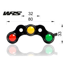PANEL DE INTERRUPTORES DE MANILLAR WRS CON MANDO UNIVERSAL DE 3 BOTONES