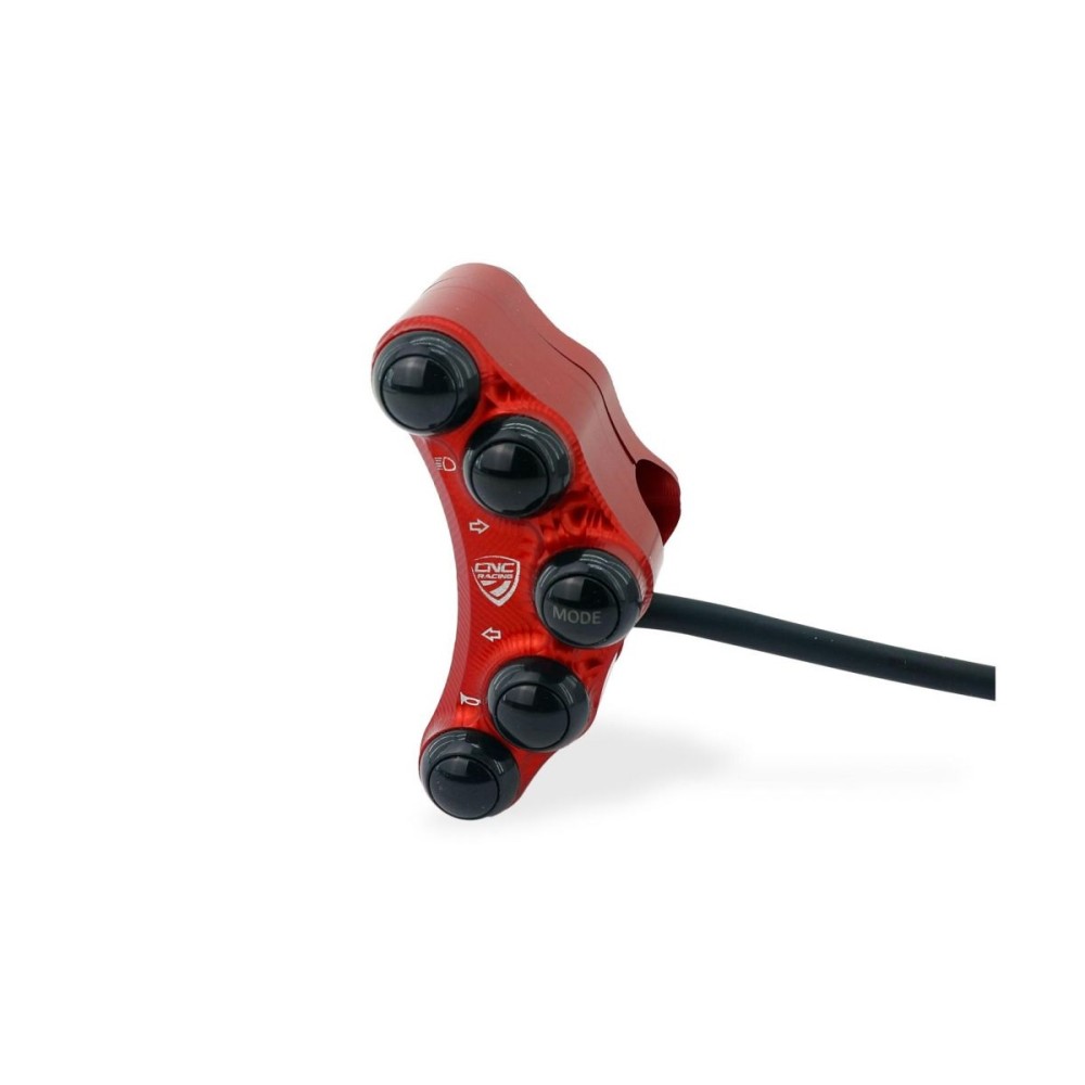 PULSADORES IZQUIERDO CNC VERSIÓN RACING ROAD DUCATI HYPERMOTARD 796 2010-12