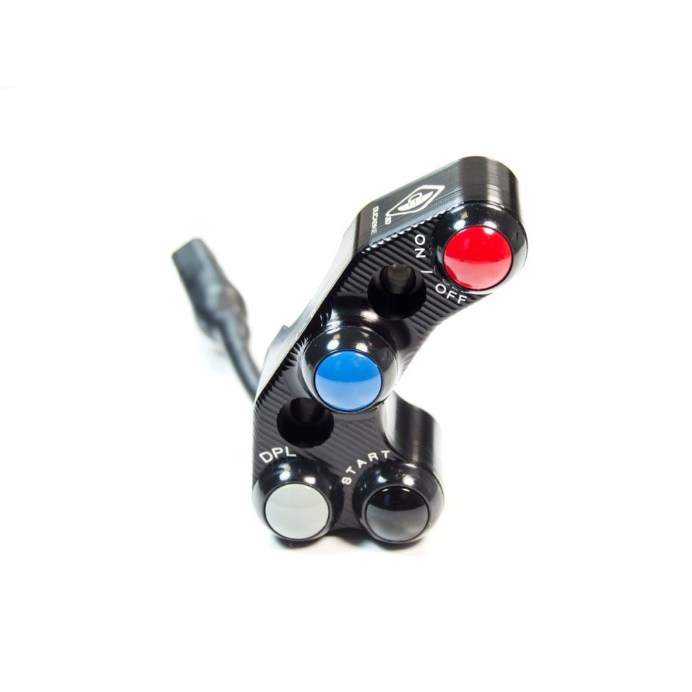 ABRAZADERA DE CILINDRO MAESTRO DE FRENO RADIAL BREMBO CON PANEL DE PULSADORES INTEGRADO DUCABIKE DUCATI PANIGALE V4 R ABRAZADERA DE CILINDRO MAESTRO DE FRENO RADIAL BREMBO CON PANEL DE PULSADORES INTEGRADO DUCABIKE DUCATI PANIGALE V4 R
