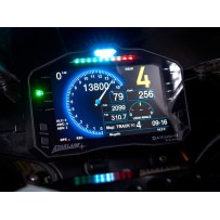 PANTALLA DE CRONÓMETRO DE DATOS GPS STARLANE DAVINCI II R X-SERIES APRILIA RSV4 RF / FACT 17-20