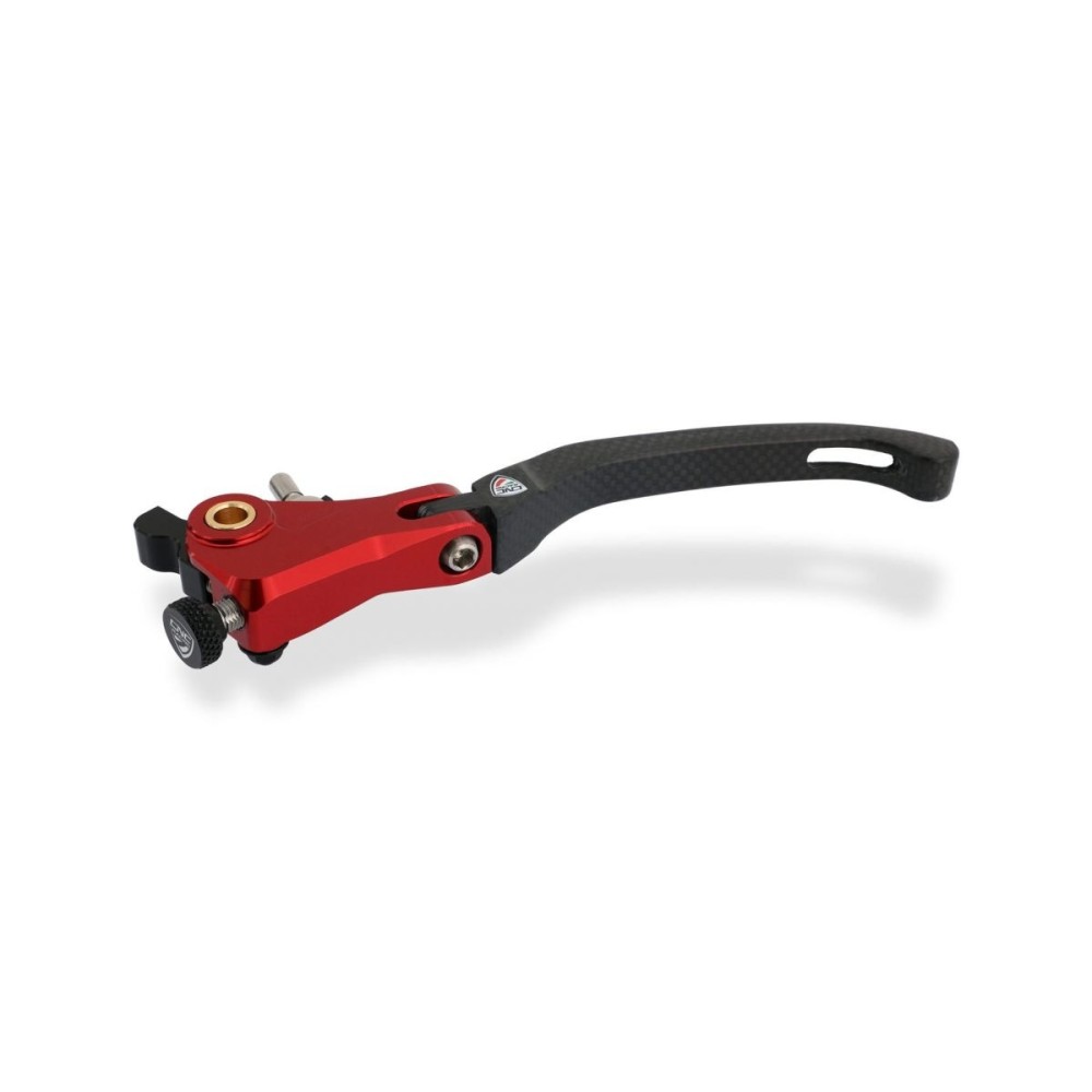 PALANCA DE EMBRAGUE PLEGABLE CARBON RED RACE CNC RACING DUCATI MULTISTRADA V4 RALLY / PIKES PEAK 2022-2024 PALANCA DE EMBRAGUE PLEGABLE CARBON RED RACE CNC RACING DUCATI MULTISTRADA V4 RALLY / PIKES PEAK 2022-2024