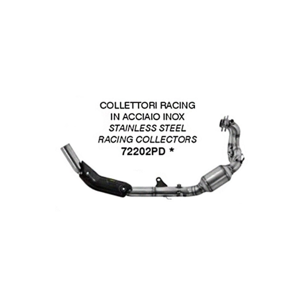 COLLECTORES DE CARRERAS ARROW DE ACERO INOXIDABLE APRILIA TUAREG 660 2025 COLLECTORES DE CARRERAS ARROW DE ACERO INOXIDABLE APRILIA TUAREG 660 2025