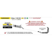 COLLECTOR DE CARRERAS ARROW INOXIDABLE KAWASAKI NINJA 1100 SX 2025