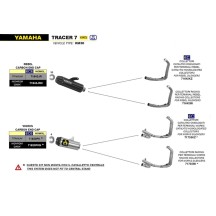 ARROW DE ACERO INOXIDABLE APROBADA POR LOS COLECCIONISTAS HOMOLóGICOS YAMAHA TRACER 7 2021-2024