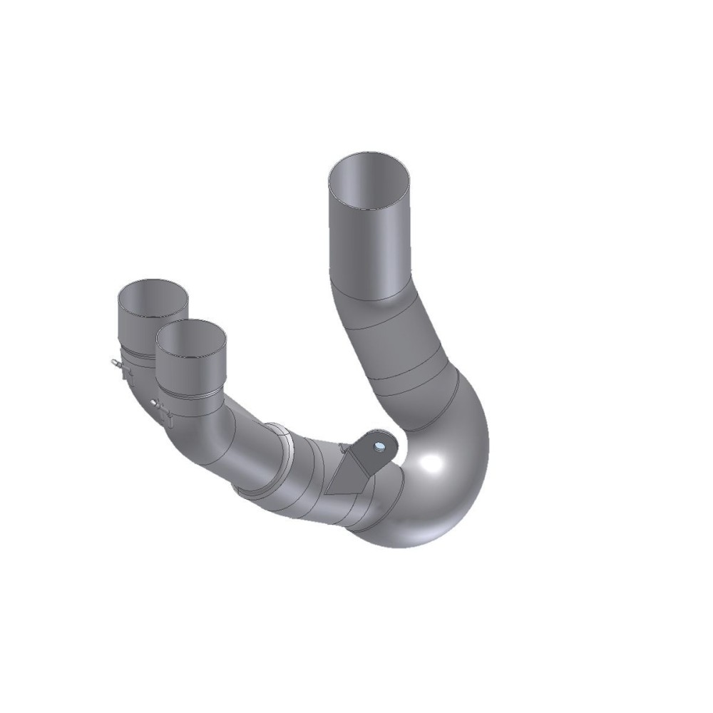 TUBO ELIMINADOR DE CATALIZADOR MIVV DUCATI HYPERMOTARD 950 / SP 2019-2020 TUBO ELIMINADOR DE CATALIZADOR MIVV DUCATI HYPERMOTARD 950 / SP 2019-2020