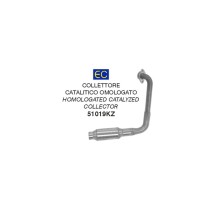 COLECTOR CATALÍTICO DE ACERO INOXIDABLE APROBADO POR ARROW YAMAHA XSR 125 2022