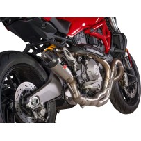 EL ACCESORIO DE CARRERAS ELIMINA LA VÁLVULA DE ESCAPE QD DUCATI MONSTER 821 2018-2020