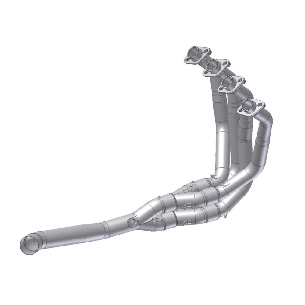 K.054.C1 DECATALIZADOR DE ACERO INOXIDABLE MIVV KAWASAKI NINJA 1000 SX / TOURER 2020-2024