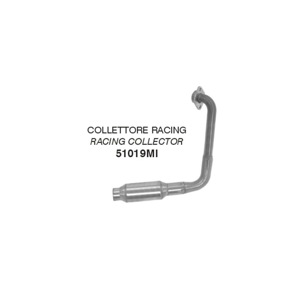 COLECTOR DE CARRERAS DE ACERO INOXIDABLE ARROW YAMAHA YZF-R 125 2020-2021