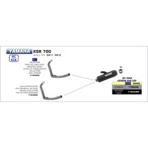 COLECTORES APROBADOS LOW ARROW YAMAHA XSR 700 2016-2018