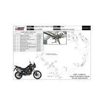 H.059.C2 COLECTOR URBANO MIVVHONDA CRF 1000 L AFRICA TWIN 2016-2019