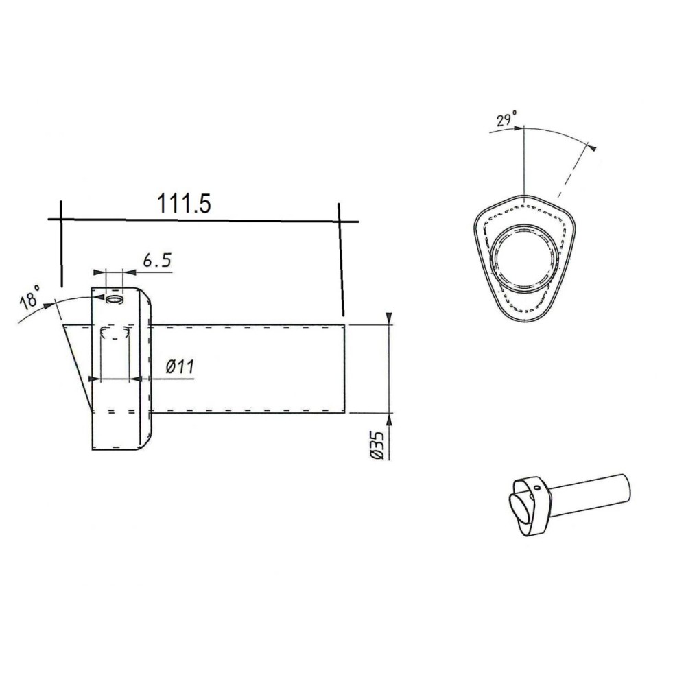 DB KILLER PARA SPARK NATURAL INOX SILENZERS DB KILLER PARA SPARK NATURAL INOX SILENZERS