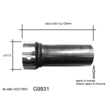 DB KILLER PARA SILENT 60 SILEX NATURAL SPAK INOX