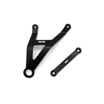 SOPORTE DE ESCAPE + PLACA AGUJEROS ESTRIBERA TRASERA R&G HARLEY DAVIDSON PAN AMERICA 1250 / SPECIAL 2021-2023