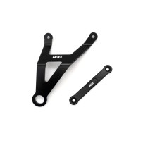 SOPORTE DE ESCAPE + PLACA AGUJEROS ESTRIBERA TRASERA R&G HARLEY DAVIDSON PAN AMERICA 1250 / SPECIAL 2021-2023