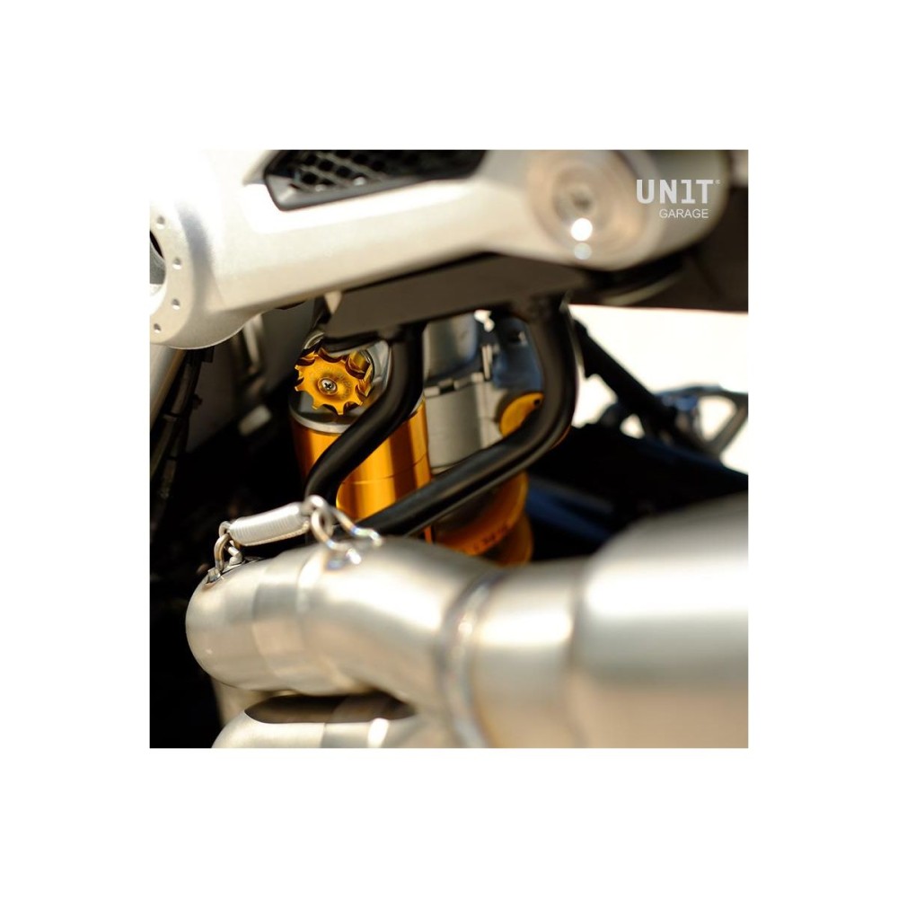 SOPORTE SILENCIADOR ALTO GARAJE UNIDAD ÖHLINS BMW R NINE T / SCRAMBLER SOPORTE SILENCIADOR ALTO GARAJE UNIDAD ÖHLINS BMW R NINE T / SCRAMBLER