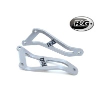PAR DE SOPORTES DE ESCAPE DE ALUMINIO R&G HONDA VTR1000 SP-1 (RC51)