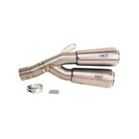 TITANIUM DOUBLE MUFFLER + FRANGIFIAMMA UNIT GARAGE BMW R 12 G / S 2025