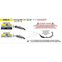 INDY RACE EVO TITANIO-CARBY TERMINAL ARROW APRILIA TUAREG 660 2025
