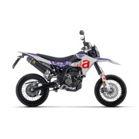 TERMINAL DE FLECHA DE CARBADO OSCURO DE ALUMINIO TRUENO APRILIA RX / SX 125 2021-2024
