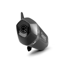 TERMINAL DE DESLIZAMIENTO DE ACERO INOXIDABLE AKRAPOVIC PIAGGIO VESPA GTS 310 / SUPER 2024-2025