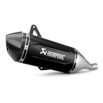 TERMINAL DE DESLIZAMIENTO DE ACERO INOXIDABLE AKRAPOVIC PIAGGIO VESPA GTS 125 / SUPER 2024-2025