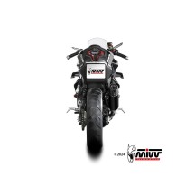copy of SILENCIADOR AK-1 ACERO INOXIDABLE NEGRO-CARBONO MIVV KAWASAKI Z 500 / SE 2024