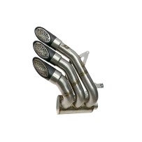 POWER GUN SILVER QD TERMINAL DE ESCAPE MV AGUSTA RIVALE 800 2013-2018