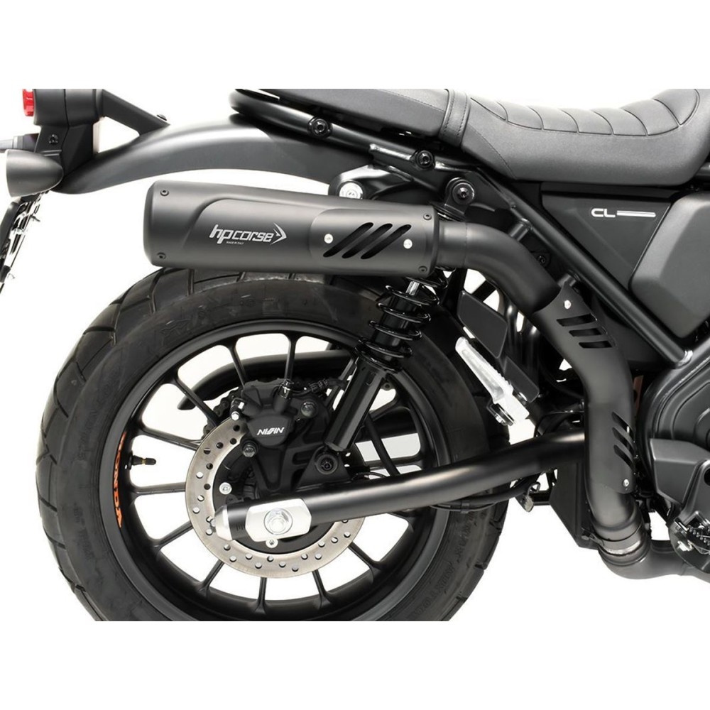 HYDROFORM RS 300 "SINGLE HIGH" BLACK HP CORSE HONDA CL 500 2023-2024 HYDROFORM RS 300 "SINGLE HIGH" BLACK HP CORSE HONDA CL 500 2023-2024
