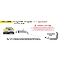 RACE SILENT TECH ARROW TITANIO-CARBY KAWASAKI VERSYS 1100 2025