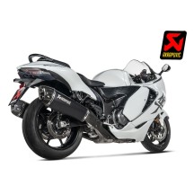 SLIP ON AKRAPOVIC TITANIUM NEGRO TERMINAL SUZUKI GSX 1300 R HAYABUSA 2025