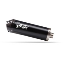 TERMINAL DE ACERO INOXIDABLE NEGRO - CARBON MIVV KOVE 800 X 2024-2025