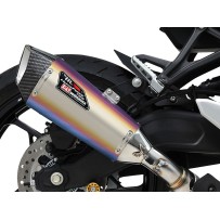 TERMINAL DE TITANIO AZUL HEPTA FORCE TSS JMCA YOSHIMURA KAWASAKI NINJA ZX-25R 2021-2024