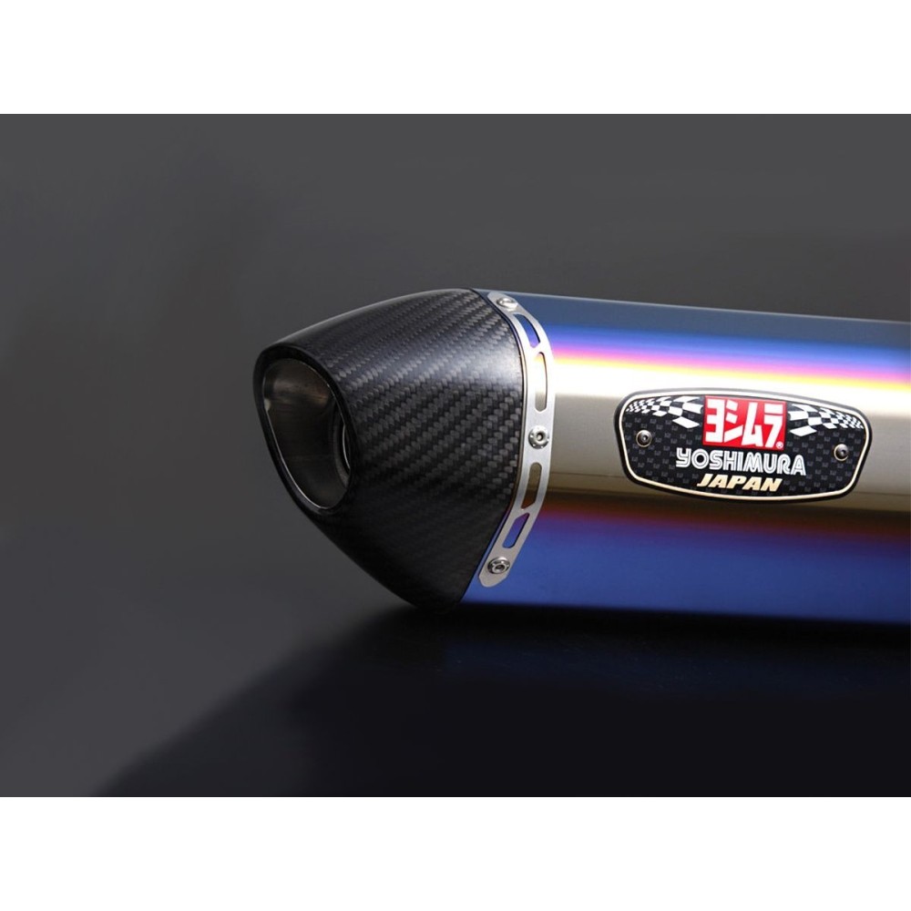 TITANIO AZUL-CARBONO TITANON R-77J JMCA YOSHIMURA SUZUKI SV 650 / X 2022-2025