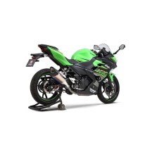 TERMINAL DE TITANIO AZUL R-11 JMCA YOSHIMURA KAWASAKI NINJA 250 2018-2024