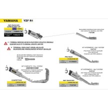 KIT INTERMEDIATE RACING INDY RACE EVO FULL TITANIUM ARROW YAMAHA YZF R1 2025