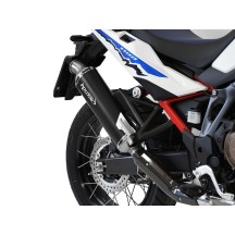 TERMINALE SCARICO SP-1 350 BLACK TITANIUM HP CORSE  HONDA CRF 1100L AFRICA TWIN 2020-2024